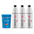 Itallian Color Kit Golden Silk Pó Descolorante + Oxi 20v 30v 40v