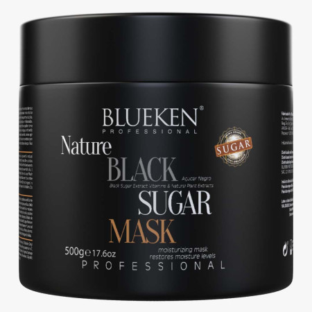Blueken Kit Black Sugar Máscara Capilar - 500g + Grape Oil - 60ml