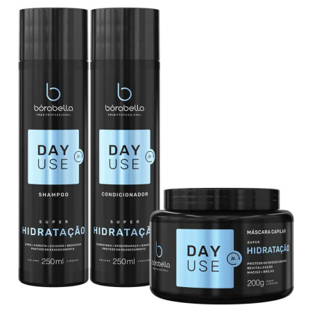 Borabella Kit Day Use Super Hidratação + Shield Perfume - 120ml