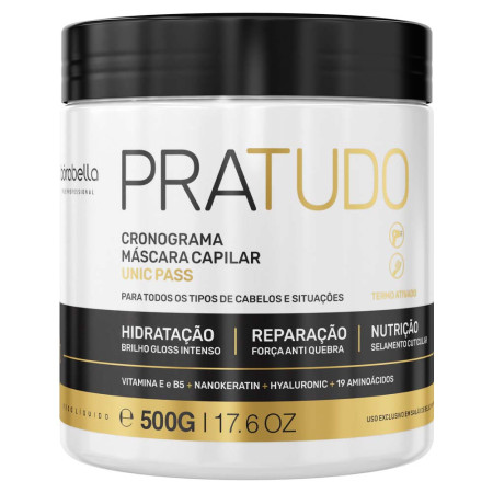 Borabella Kit Revenda 10 Máscara Pratudo 25 ativos - 500g