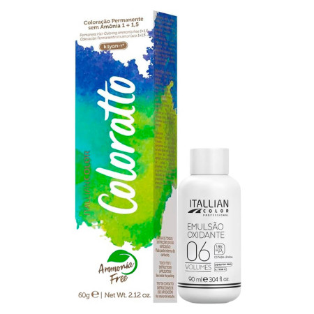 Coloração Sem Amônia Coloratto 60g Louro Escuro 6.0 