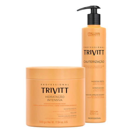 Itallian Trivitt Hidratação Intensiva 500g + Cauterização - 300ml