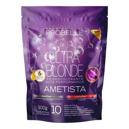 Probelle Kit Ox 40 Vol 900ml + Pó Descolorante Ametista - 300g