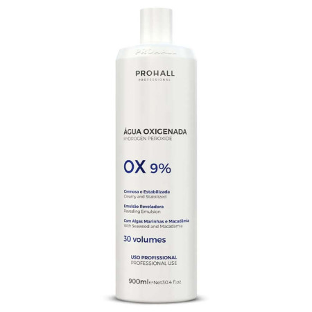 Prohall Kit Ox 30 900g + Pó Desco Azul + Silver Gloss - 2x500g