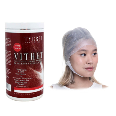 Tyrrel Pó Descolor Vithet 500g + Santa Clara Touca Reflexo Velcro