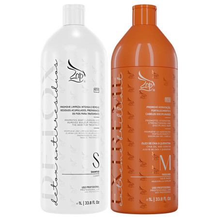 Zap Kit Extreme Brilliant 2x1L + Máscara Trigo - 950g